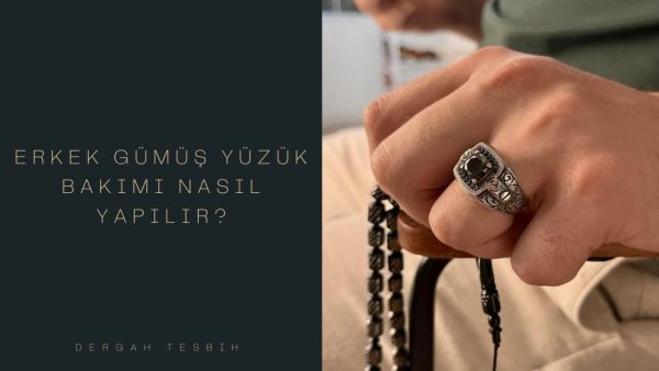 erkek gümüş yüzük, Usta İşi Tesbihcilik, gümüş