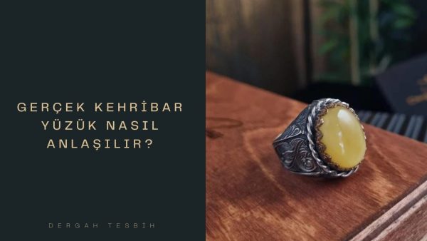 kehribar yüzük