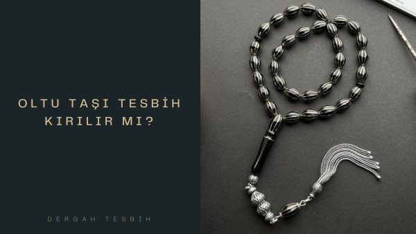 Oltu taşı tesbih