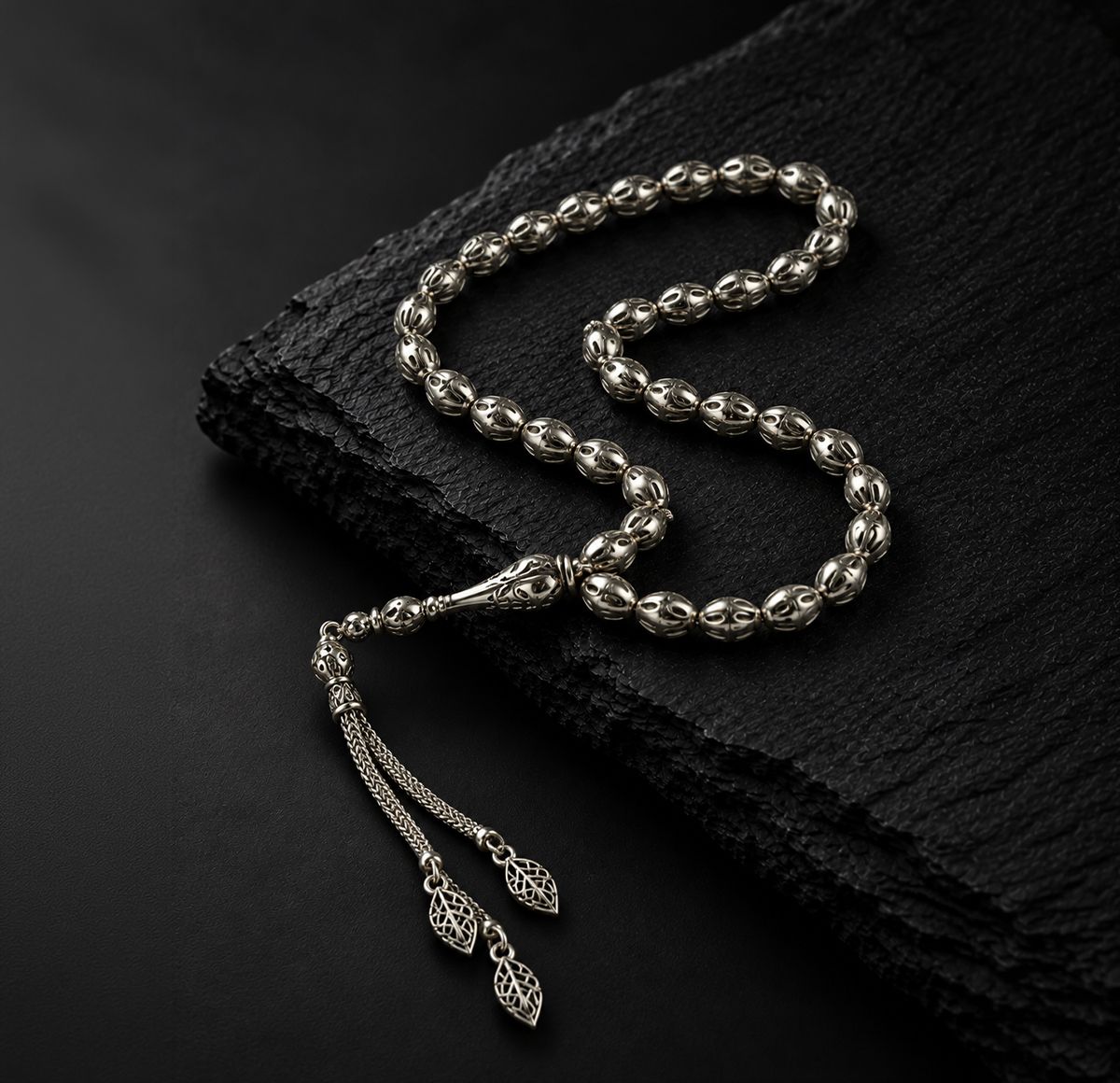 Silver Prayer Beads