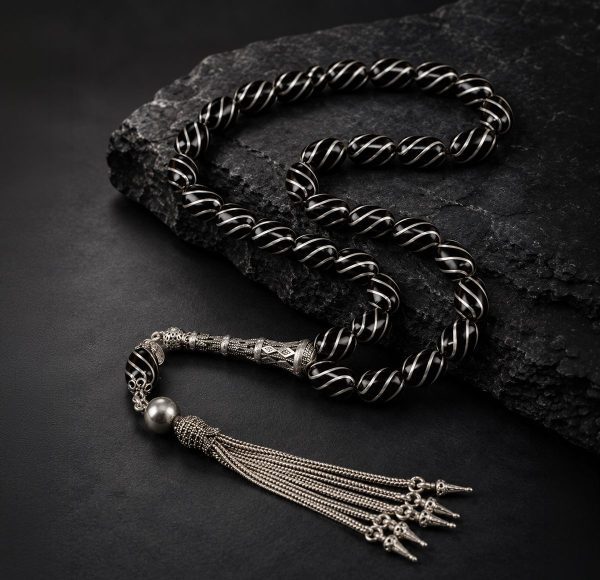 Oltu Stone Prayer Beads